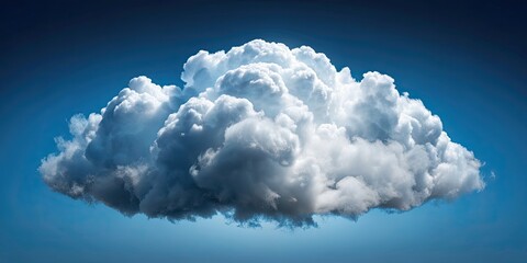 Naklejka premium Big cloud isolated on background, cloud, isolated,white, fluffy, sky, weather, fluffy, nature, atmosphere, meteorology