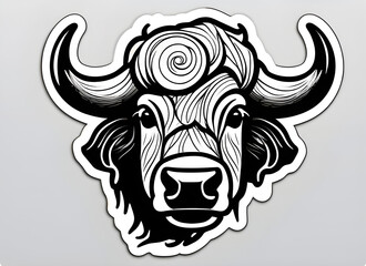 Obraz premium buffalo generative ai