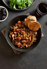 Traditional polish bigos