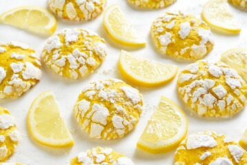 Lemon crinkle cookies