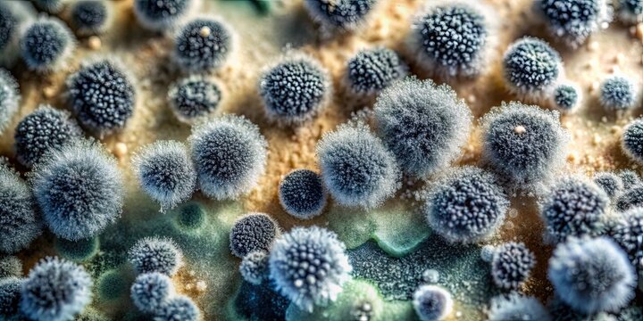 Closeup background of black mold spores spreading, black mold, spores, closeup, background, texture, fungus