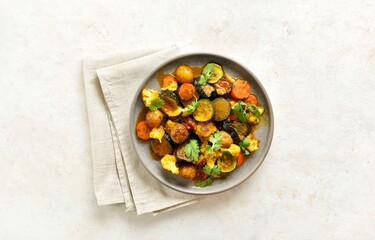 Vegetarian stew with mixed vegetables