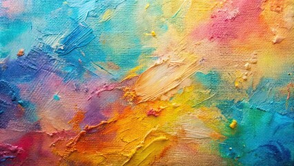 Close-up of a textured painting with soft pastel oil strokes creating artistic depth , pastel, oil paint, painting, textured