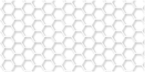 White Hexagonal Background. Luxury White Pattern. Vector Illustration. 3D Futuristic abstract honeycomb mosaic white background. geometric mesh cell texture. modern futuristic wallpaper.