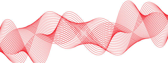 Abstract Pink Wave Pattern Background with Geometric Lines. Wavy tech lines used for Design element for technology, science and template. lines with Curved smooth stripes. 
