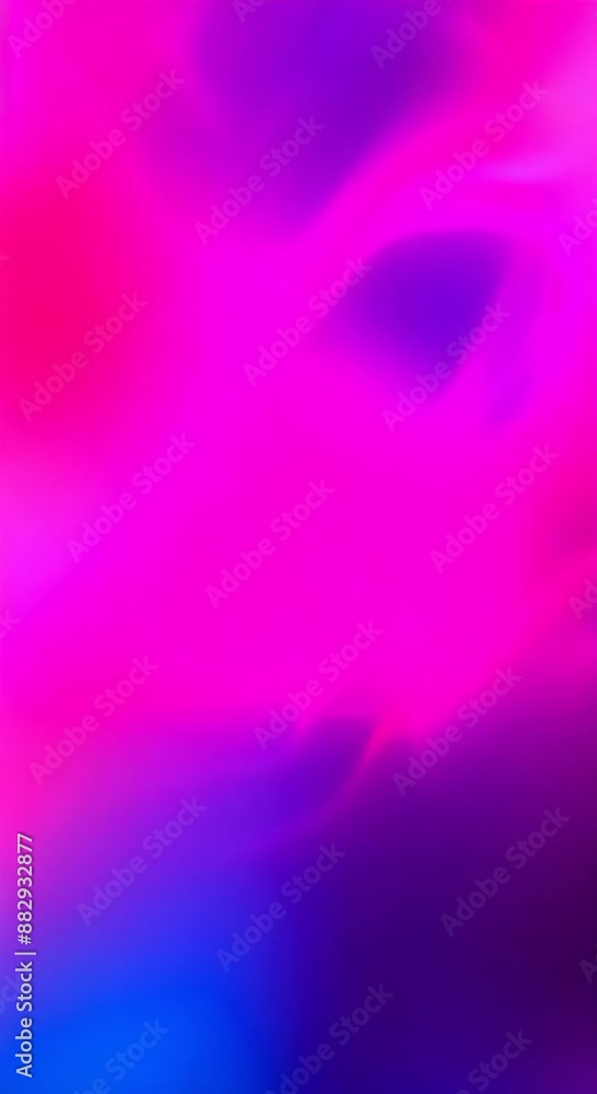 Poster neon smoke pink blue ambient on black background abstract blurred gradient mesh background in bright