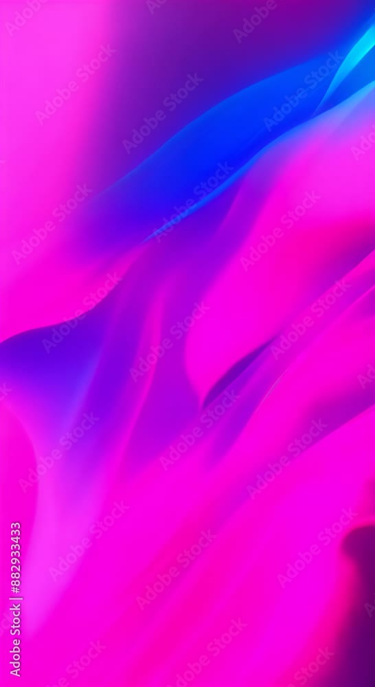 Poster neon smoke pink blue ambient on black background abstract blurred gradient mesh background in bright