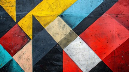 Colorful Geometric Wall Art