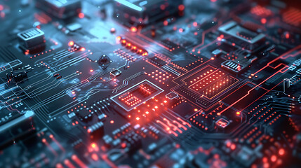 Obraz premium technology banner