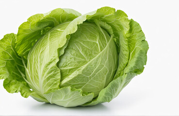 Obraz premium Cabbage isolated on white background