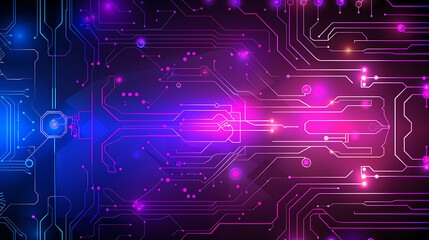 Obraz premium technology banner