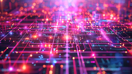 Fototapeta premium technology banner