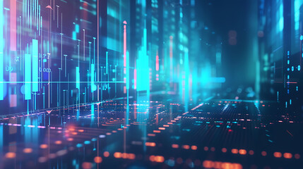 Obraz premium technology background
