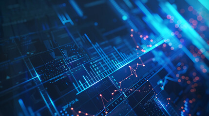 Obraz premium technology background