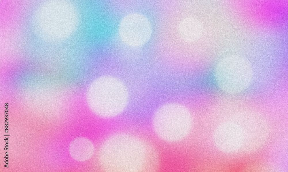 Poster dreamy bokeh effect created by grainy texture on abstract background