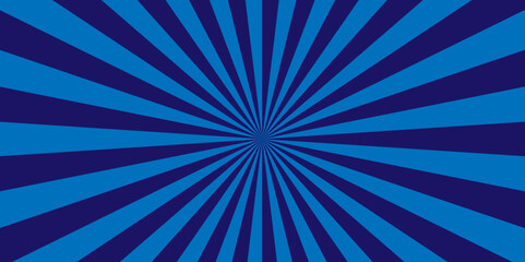 Abstract blue sun rays sunburst backdrop background. seamless retro vintage burst sunrise sunbeam element spiral striped illustration sunray template wallpaper design.