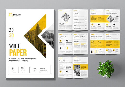 White Paper Template Layout