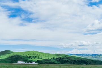 Obraz premium landscape with mountains and sky