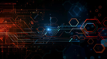Obraz premium technology background