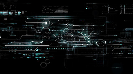 Obraz premium technology background
