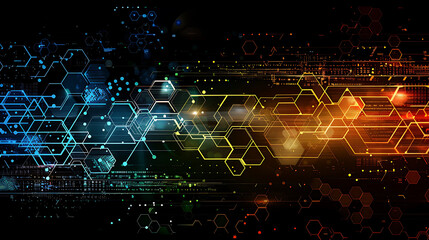 Obraz premium technology background