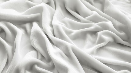 Elegant white fabric with a soft, velvety texture.