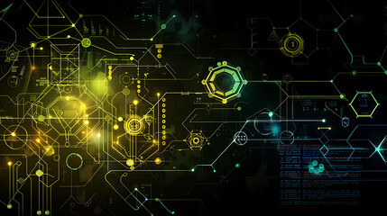 Fototapeta premium technology background