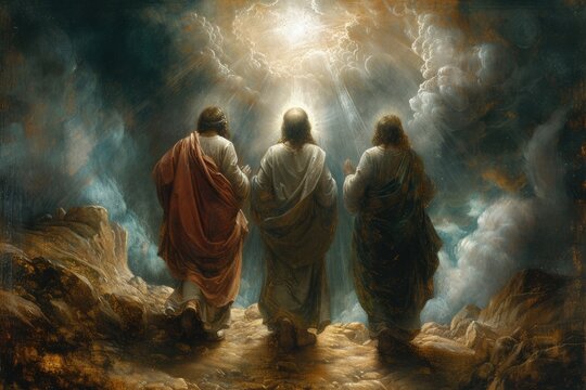 Heavenly splendor: transfiguration of lord is the appearance of divine majesty and glory of Jesus Christ depicted in the gospels before the three closest disciples during prayer on the mountain top.