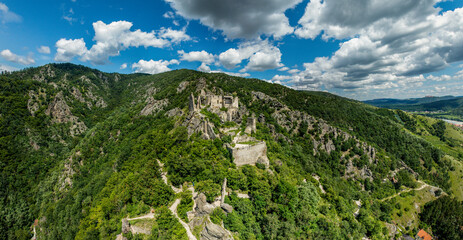 landscape with mountains and sky Dürnstein Austria