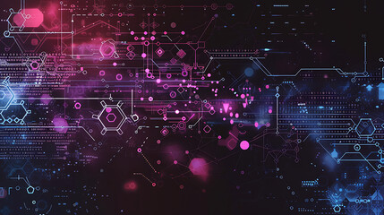 Obraz premium technology background