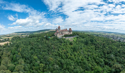 Naklejka premium castle in the mountains