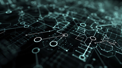 Obraz premium technology background