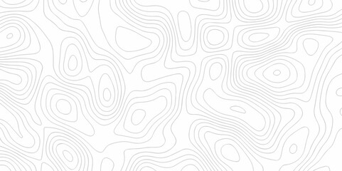 Obraz premium white wave line geography landscape Topo contour map on white background. Geographic mountain relief diagram line wave carve pattern. Topographic world map contour lines map texture.