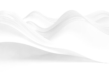 Obraz premium Abstract White Curved Lines Background