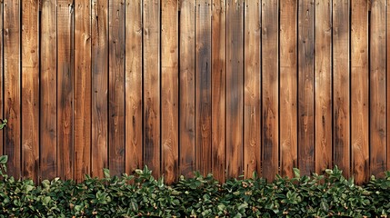 A privacy fence with alternating panel heights, made of treated pine wood.