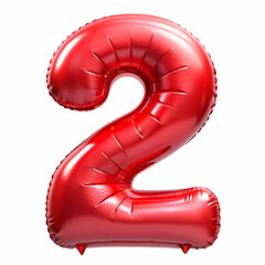 number 4 made of yellow inflatable balloon isolated