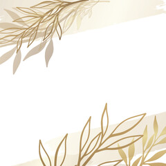 floral decoration twibbon border frame watercolor vector