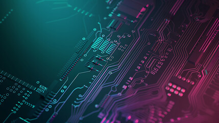 Obraz premium technology background