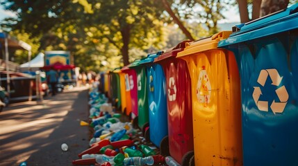 Designated Waste Stations Promote Responsible Event Management and Sustainability
