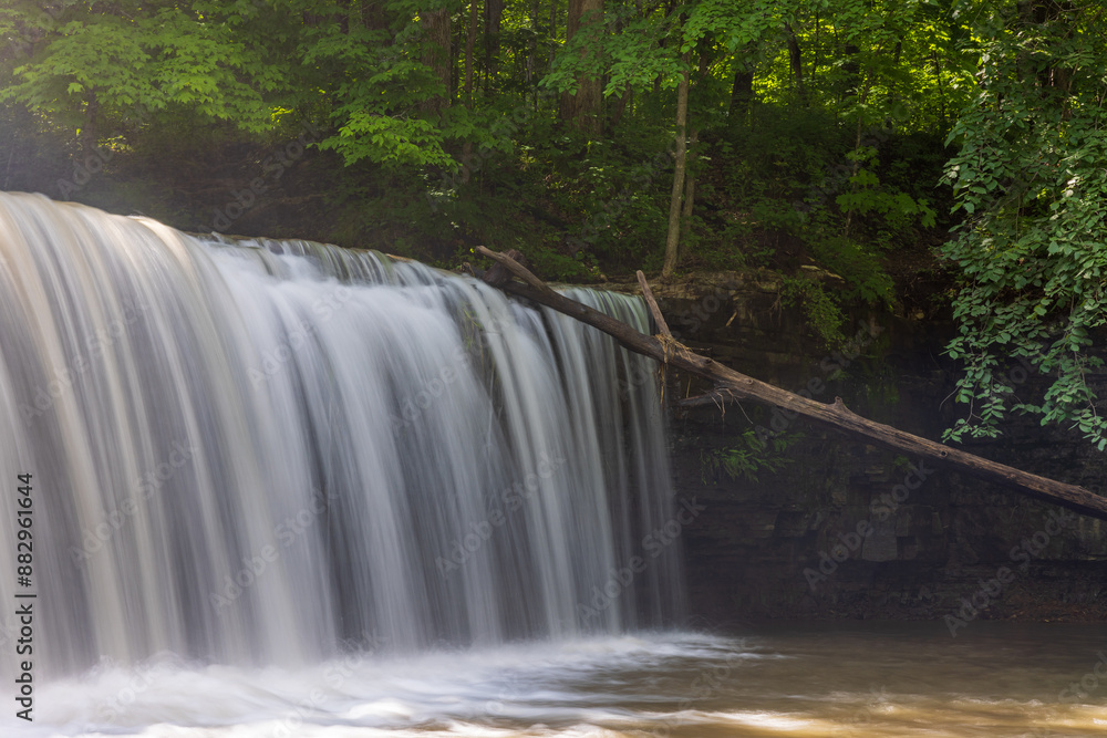 Wall mural Hidden Falls Waterfall Scenic Summer Landscape