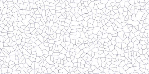 Abstract broken glass quartz geometric retro tiles pattern voronoi diagram.