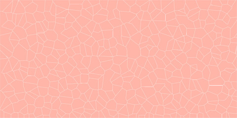 Abstract broken glass quartz geometric retro tiles pattern voronoi diagram.