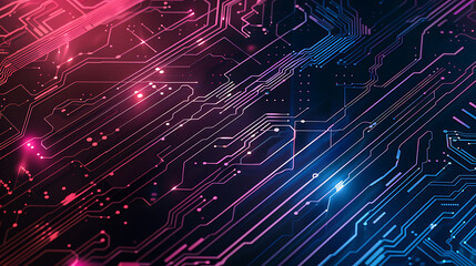 Obraz premium technology background