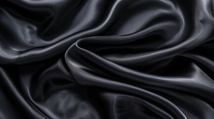 Obraz premium black silk background