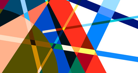 Abstract colorful geometric psychedelic background for summer
