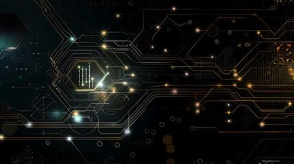 Obraz premium technology background