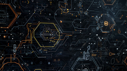 Fototapeta premium technology background