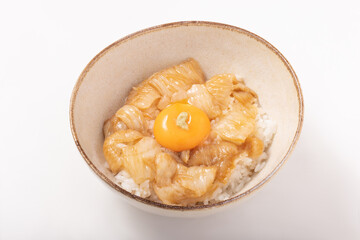 カレイ　えんがわ漬け丼