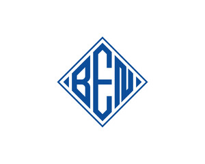 BEN logo design vector template. BEN logo design.