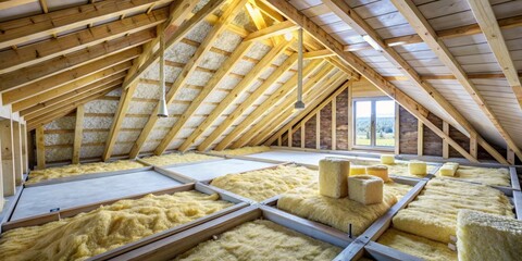 Attic insulation optimization Energy-efficient roof construction using mineral wool and foam plastic